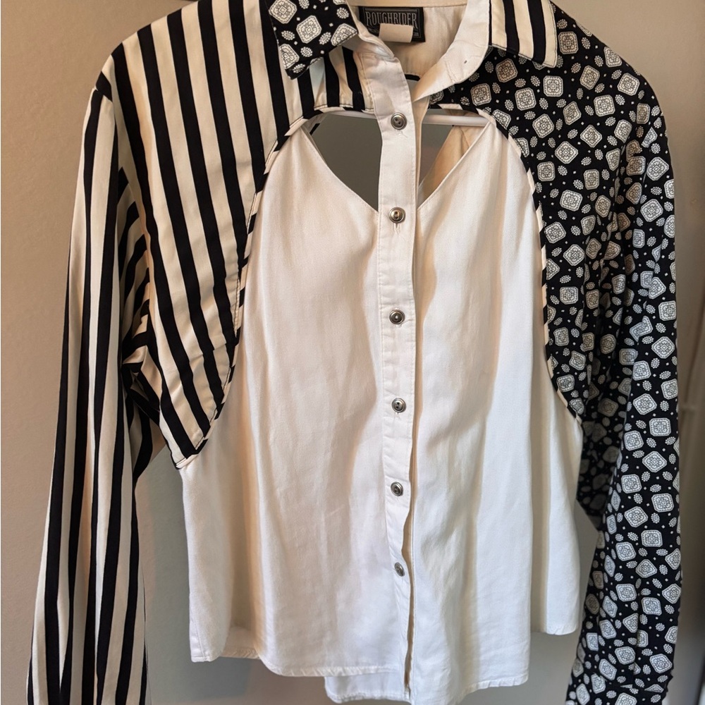 Roughrider vintage button up shirt